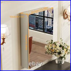 Bathroom Cabinet with Mirror Single Doors Wall Cupboard Unit fr Shower Living Room