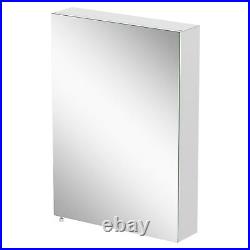 Bathroom Single Door Mirror Stainless Steel Modern Cabinet Various Sizes