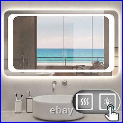Extra Large LED Bathroom Wall Mirror with Demister 1000 1100 1200 1400 1500 1600