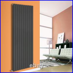 Flat Panel Column Designer Modern Bathroom Radiators Central Heating Anthracite
