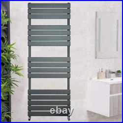 Modern Heated Towel Rail Radiator Bathroom Straight Ladder Warmer Flat Panel UK